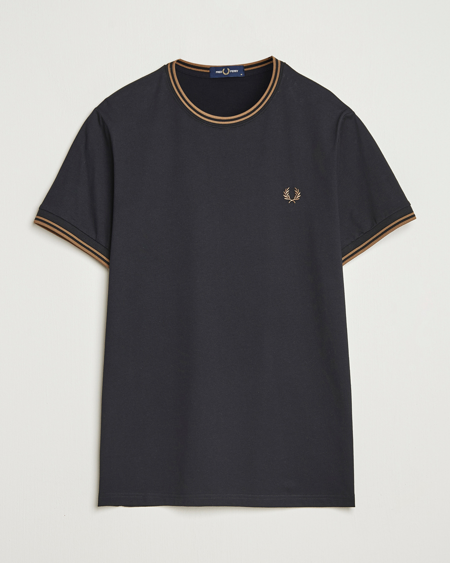 Mies | T-paidat | Fred Perry | Twin Tipped T-Shirt Black