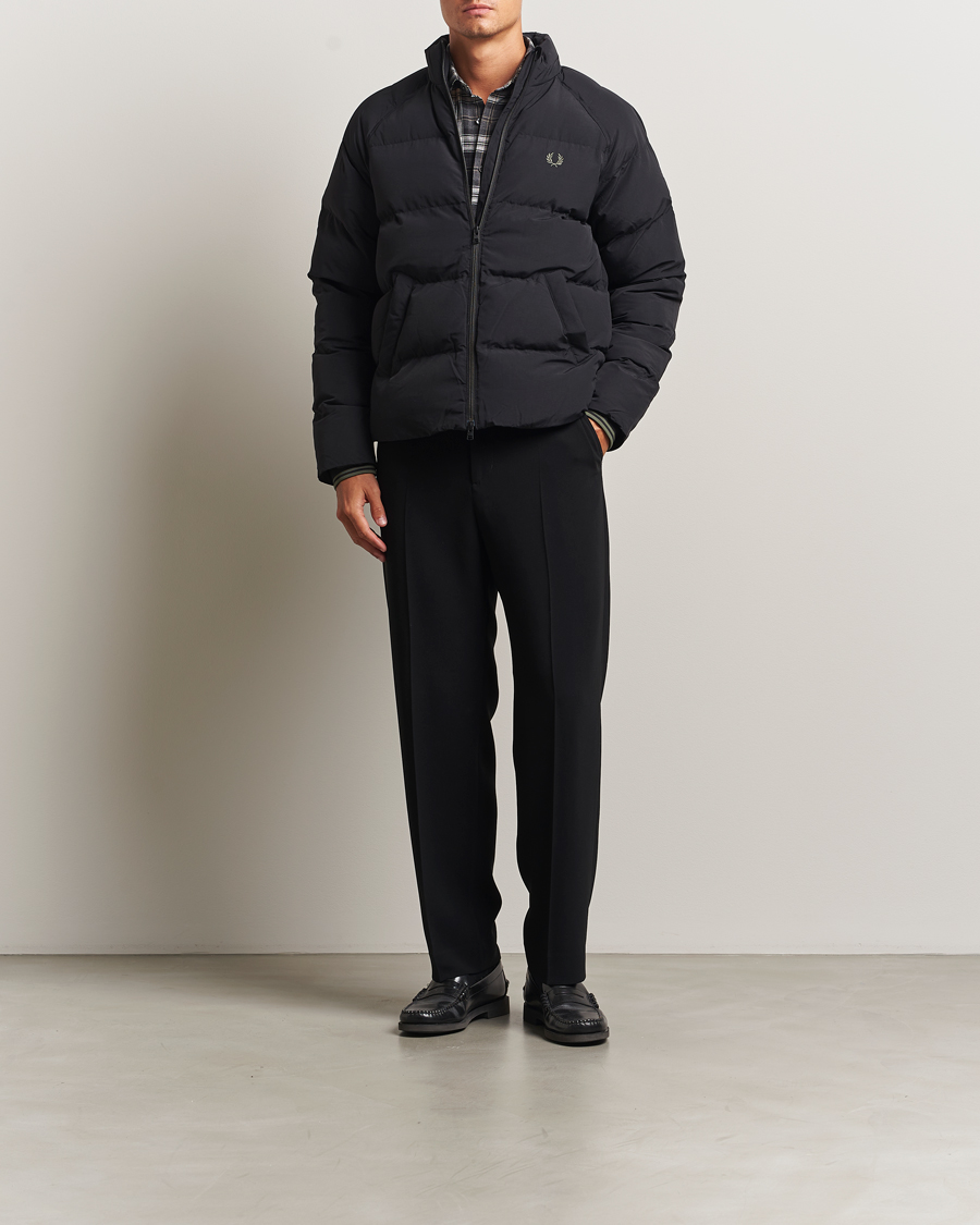 Mies | Takit | Fred Perry | Raglan Padded Down Jacket Black