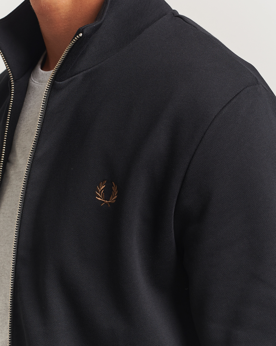 Mies | Puserot | Fred Perry | Full Zip Sweatshirt Black