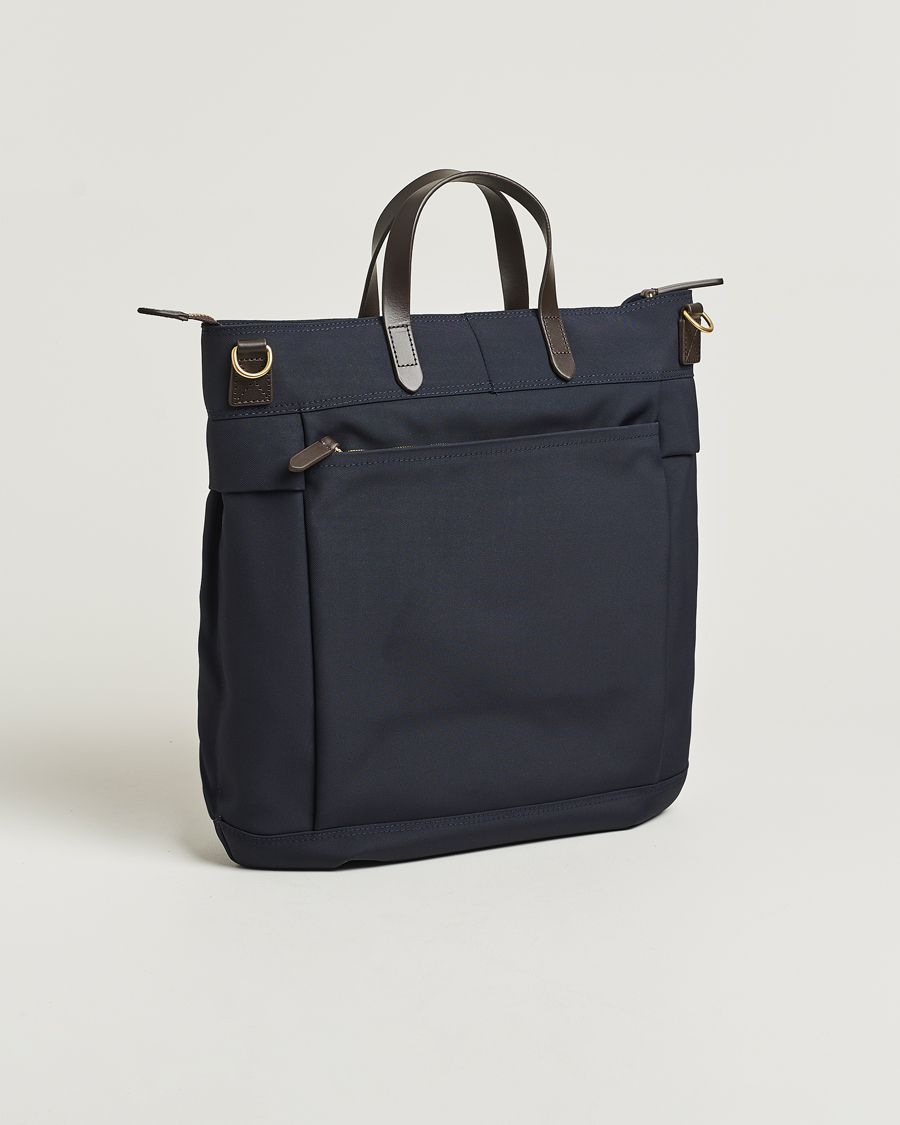 Mies | Laukut | Mismo | M/S Helmet Tote Bag Navy/Dark Brown