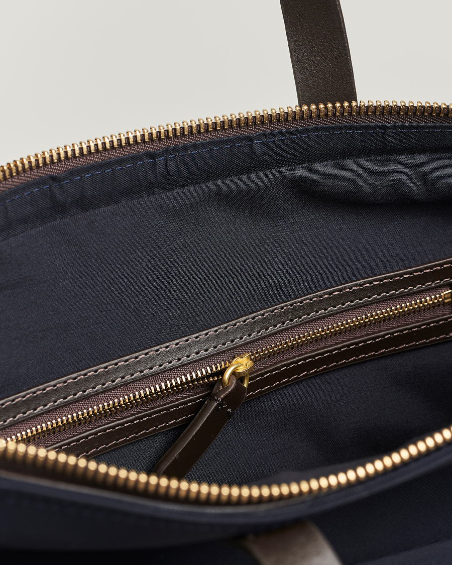 Mies | Laukut | Mismo | M/S Helmet Tote Bag Navy/Dark Brown
