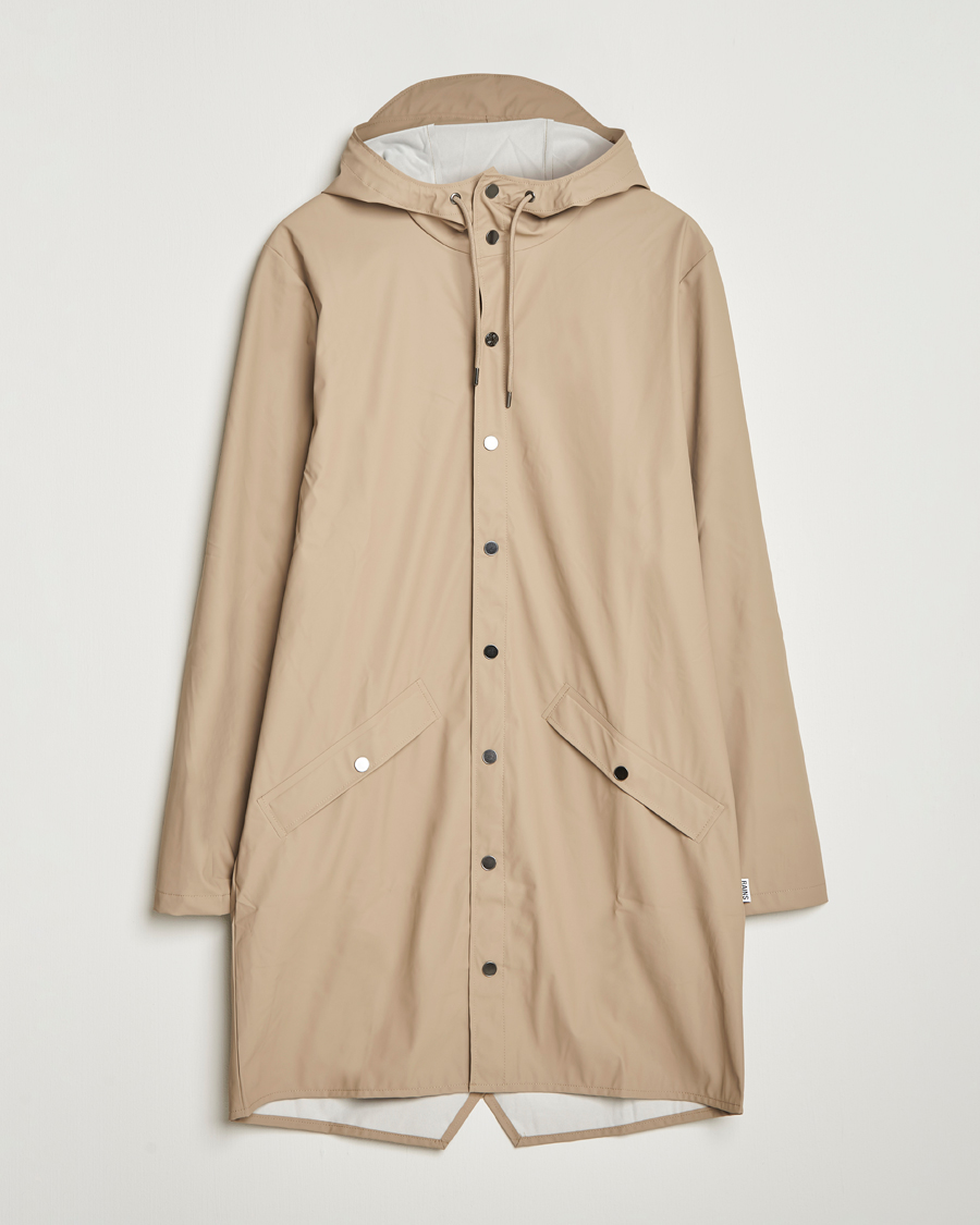 Mies | Takit | RAINS | Long Jacket Beige