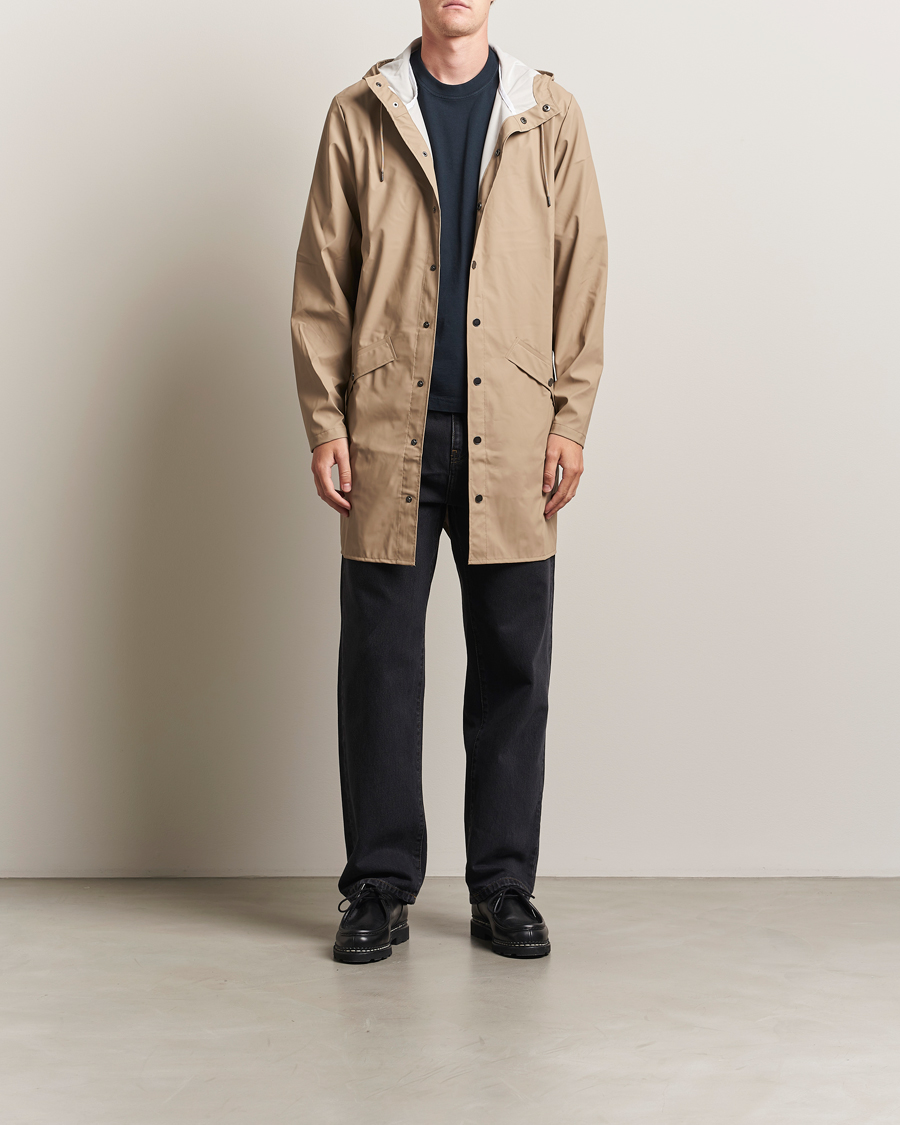 Mies | Takit | RAINS | Long Jacket Beige