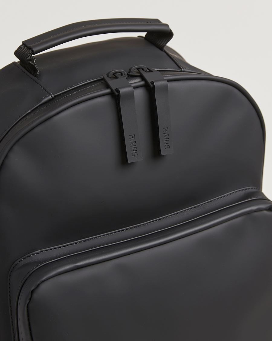 Mies | RAINS Book Daypack Backpack Black | RAINS | Book Daypack Backpack Black
