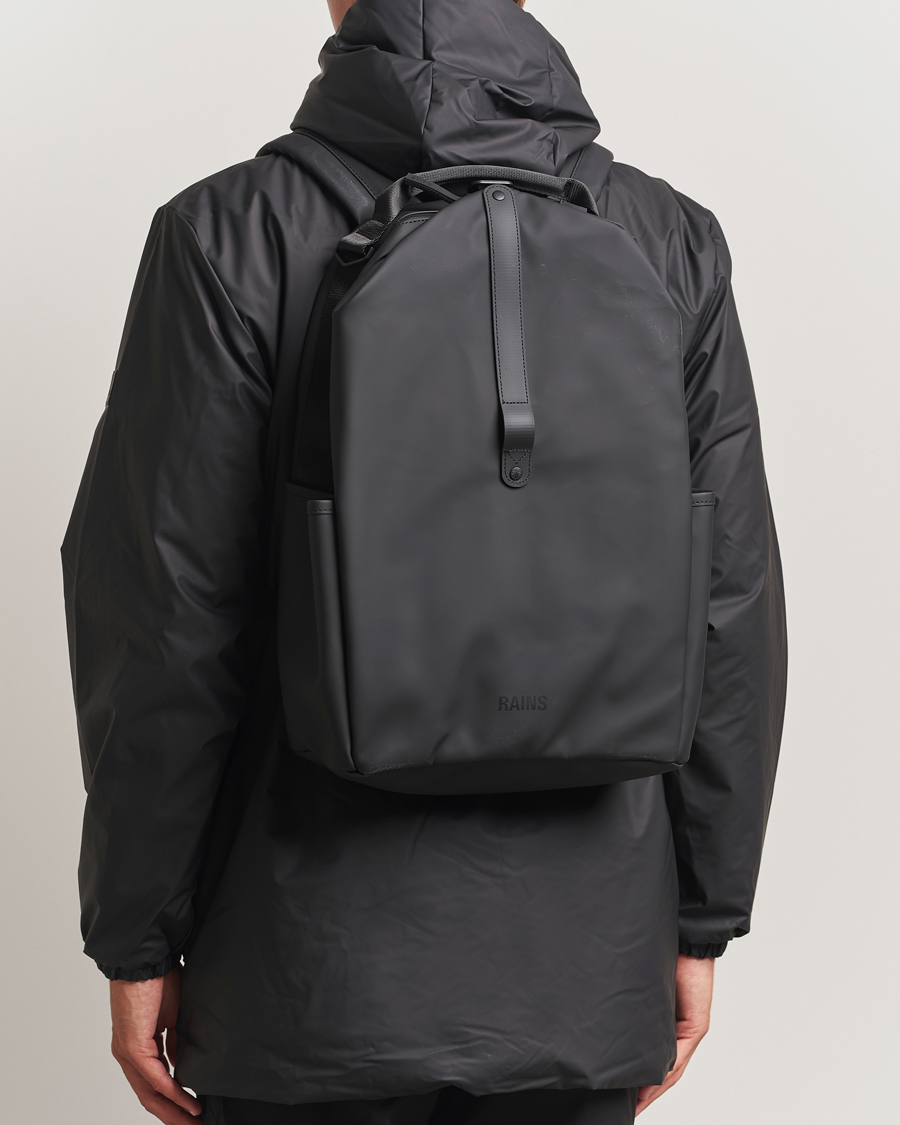Mies | Laukut | RAINS | Clip Front Backpack Black