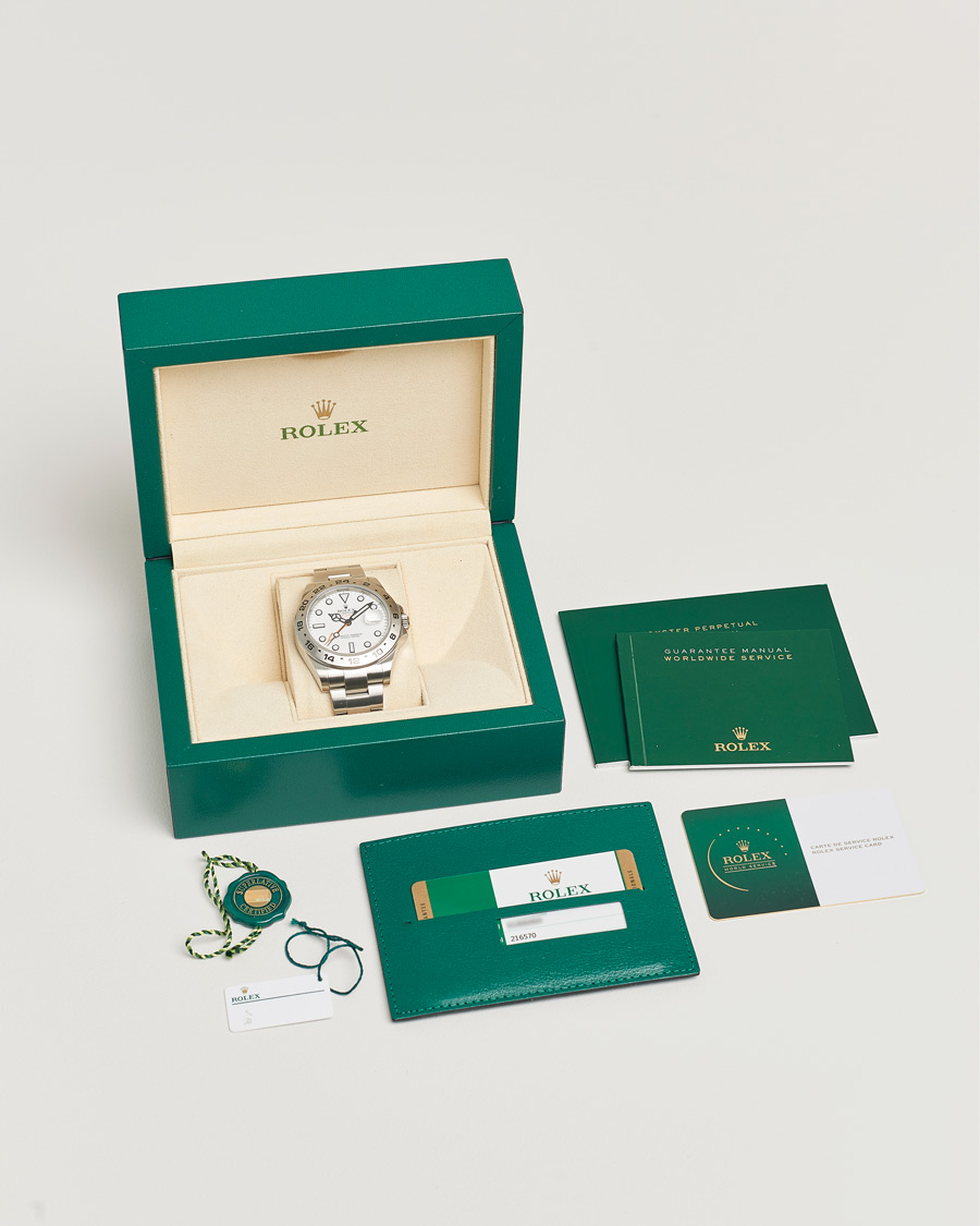 Mies | Rolex Pre-Owned Explorer II Steel White | Rolex Pre-Owned | Explorer II Steel White