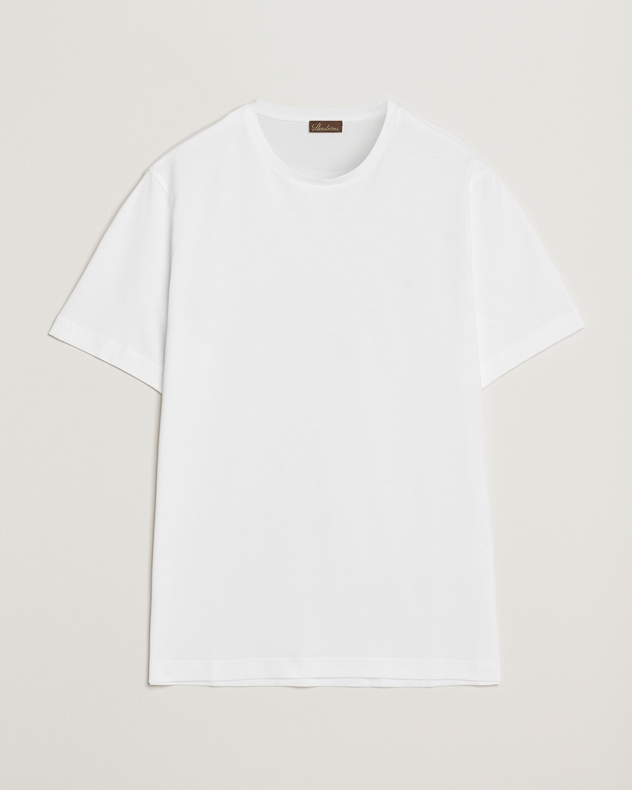 Mies | T-paidat | Stenströms | Supima Cotton T-Shirt White