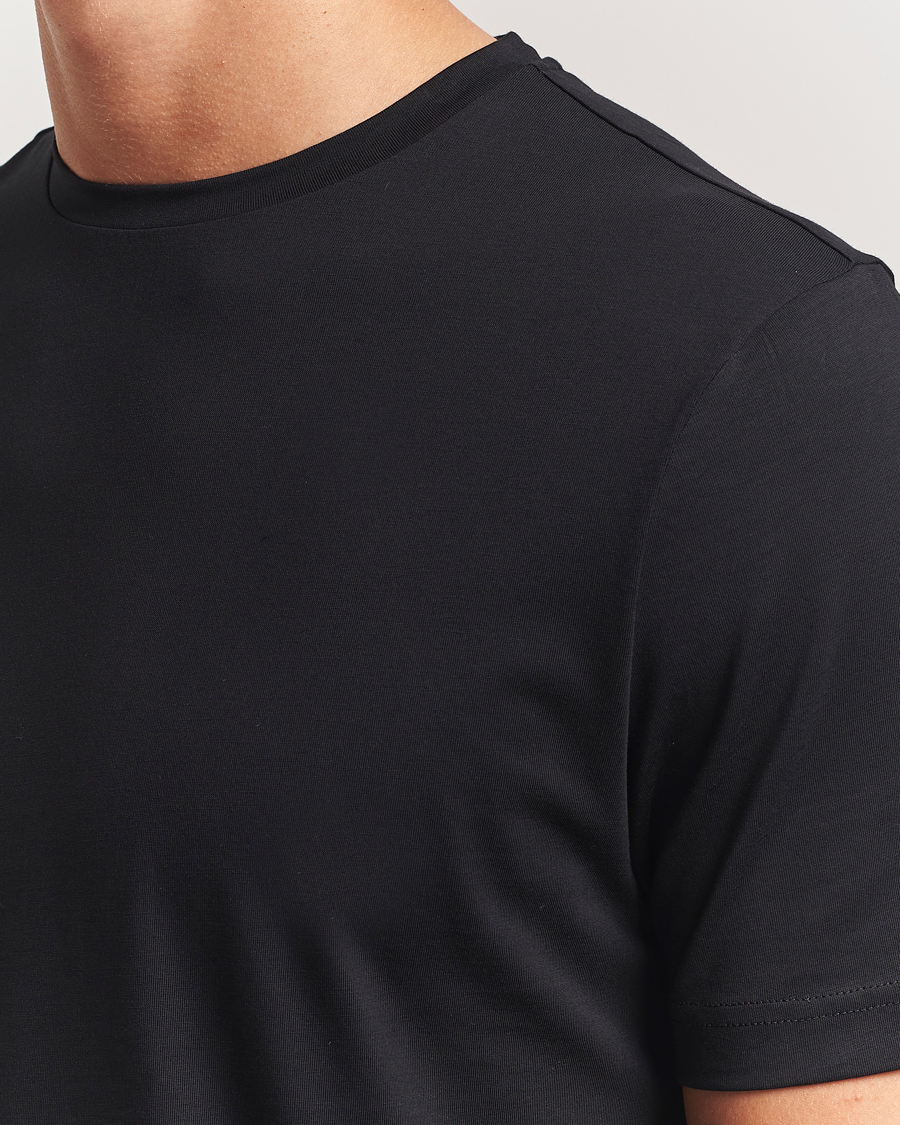 Mies | T-paidat | Stenströms | Supima Cotton T-Shirt Black