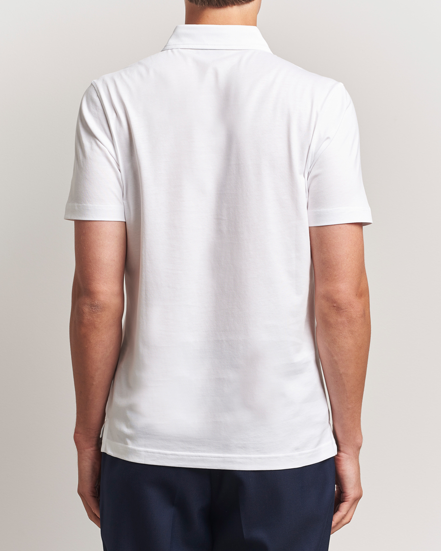 Mies | Pikeet | Stenströms | Supima Cotton Polo Shirt White