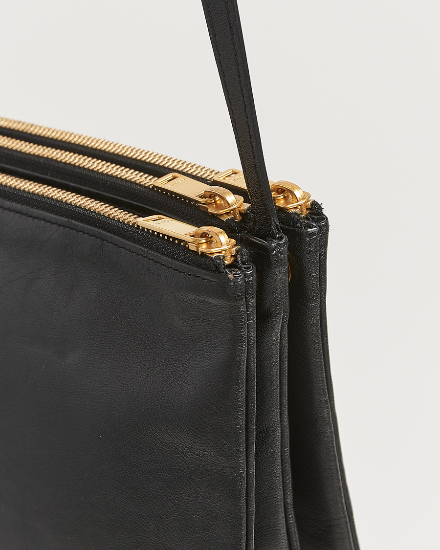 Mies | Celine Pre-Owned Trio Bag Medium Leather Black | Celine Pre-Owned | Trio Bag Medium Leather Black