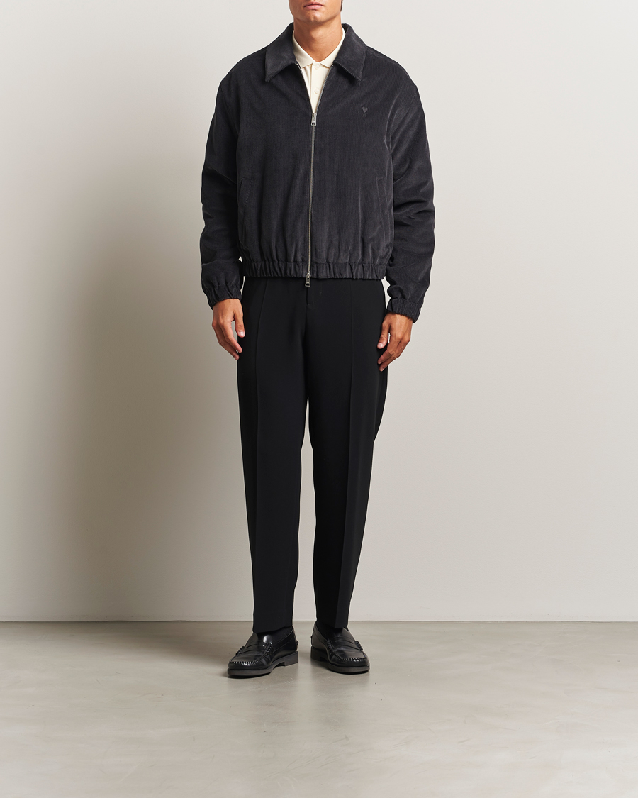 Mies | Takit | AMI | Light Padded Fine Corduroy Jacket Anthracite
