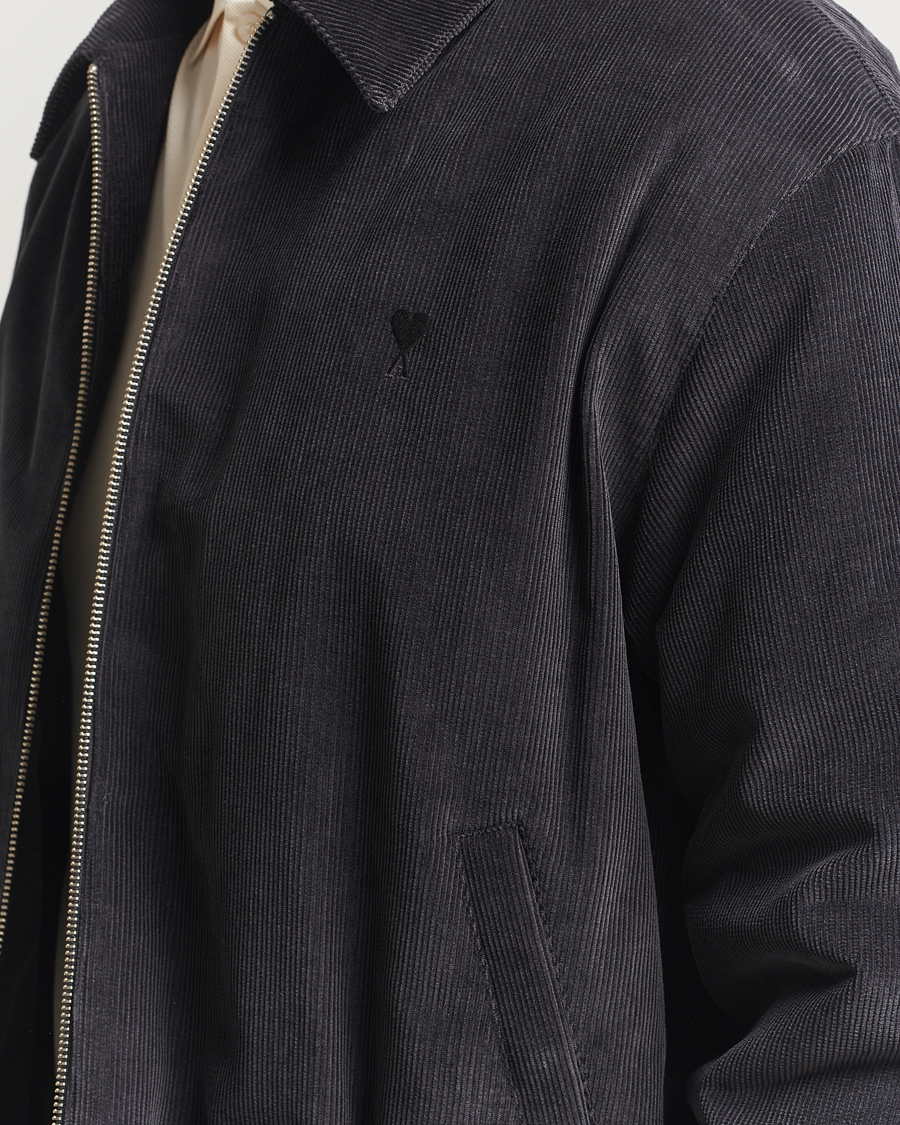 Mies | Takit | AMI | Light Padded Fine Corduroy Jacket Anthracite