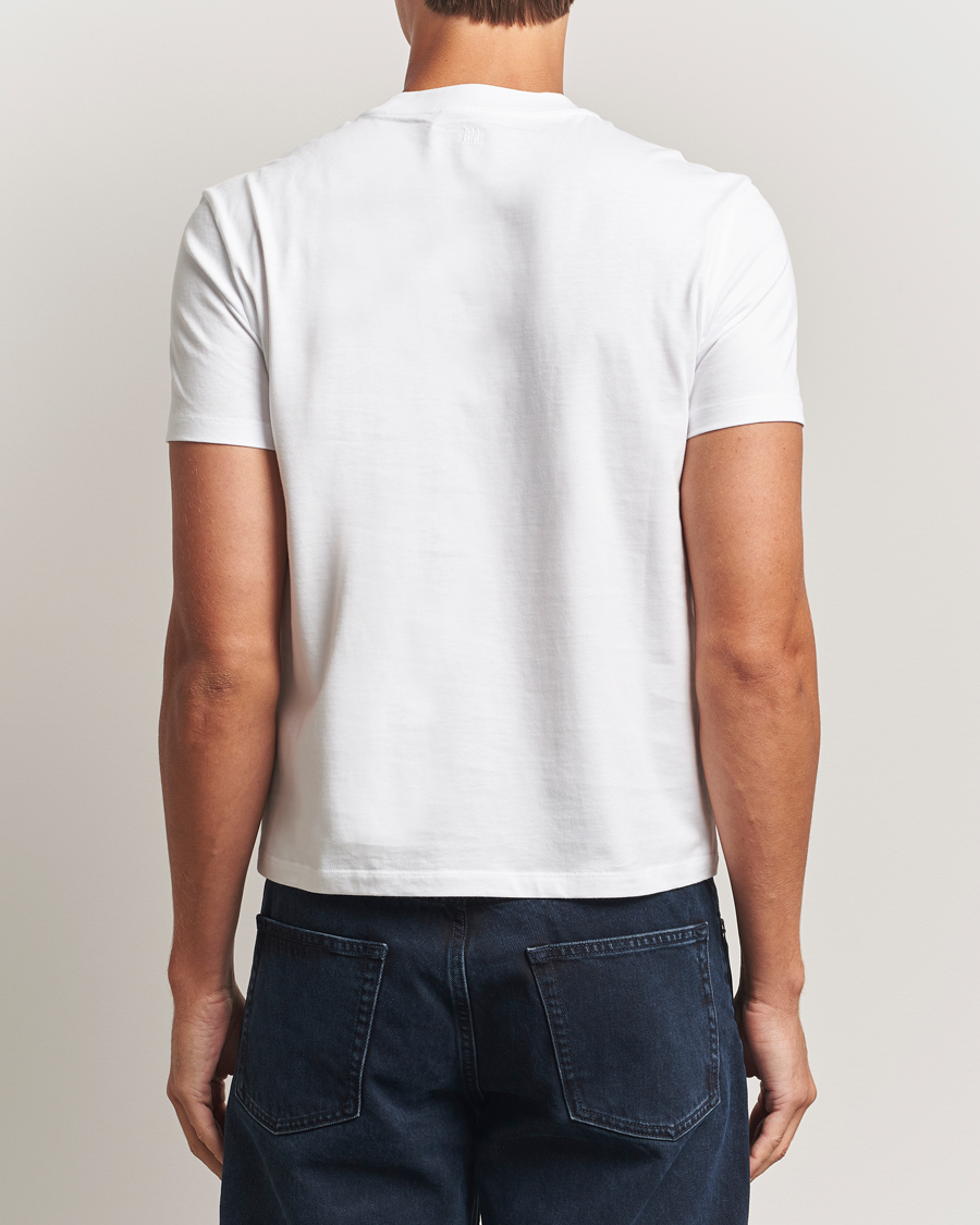 Mies | T-paidat | AMI | Heart Logo T-Shirt White