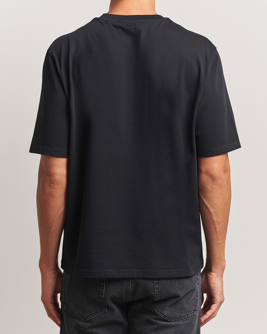 Mies | T-paidat | AMI | Patch Heart T-Shirt Black