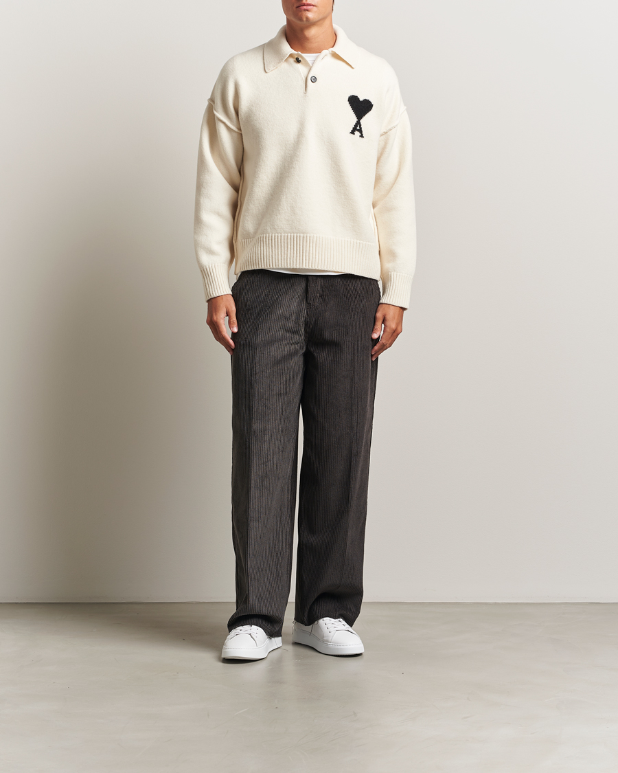Mies | Housut | AMI | Corduroy Trousers Anthracite