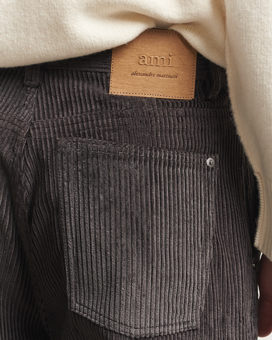 Mies | Housut | AMI | Corduroy Trousers Anthracite