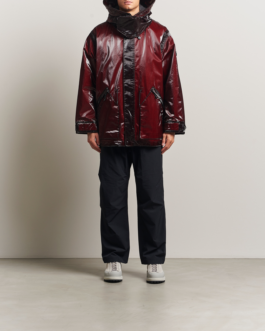 Mies | Takit | Stone Island | Short Ripstop Detachable Inner Parka Burgundy