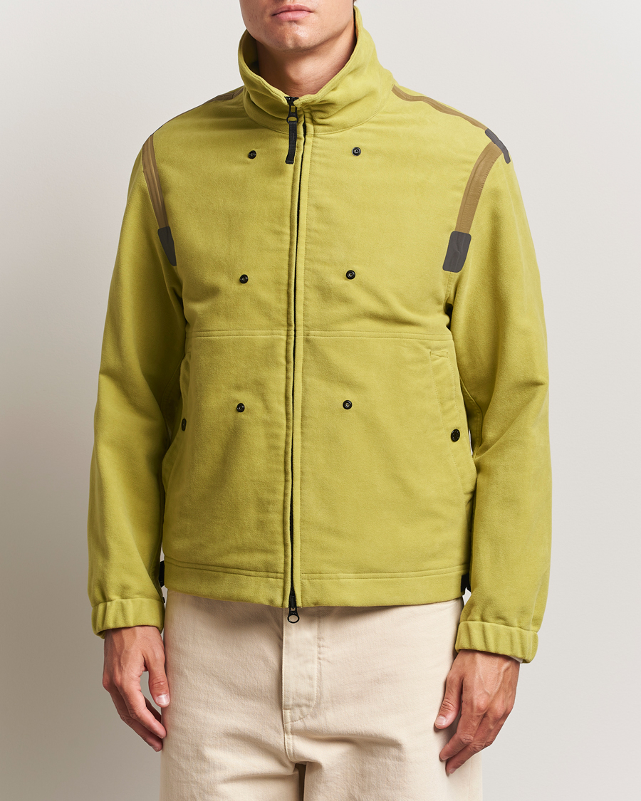 Mies | Takit | Stone Island | Translusent Cover Moleskin Short Parka Green