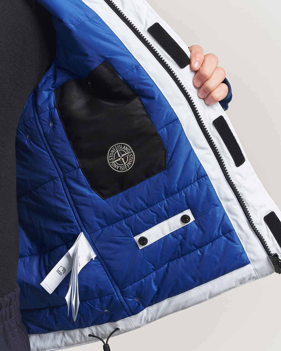 Mies | Takit | Stone Island | Short Parka Ice Jacket Sky Blue
