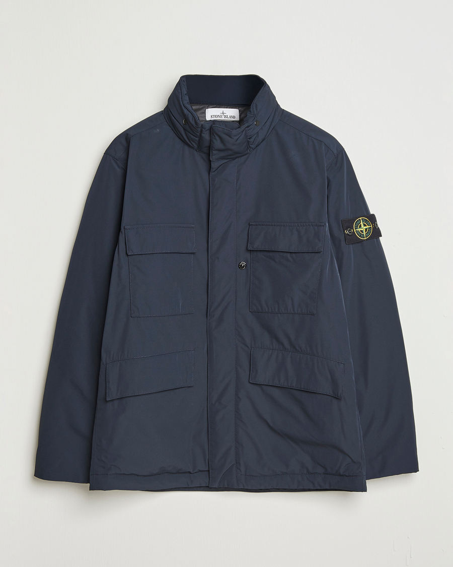Mies | Takit | Stone Island | Micro Twill Padded Field Jacket Navy