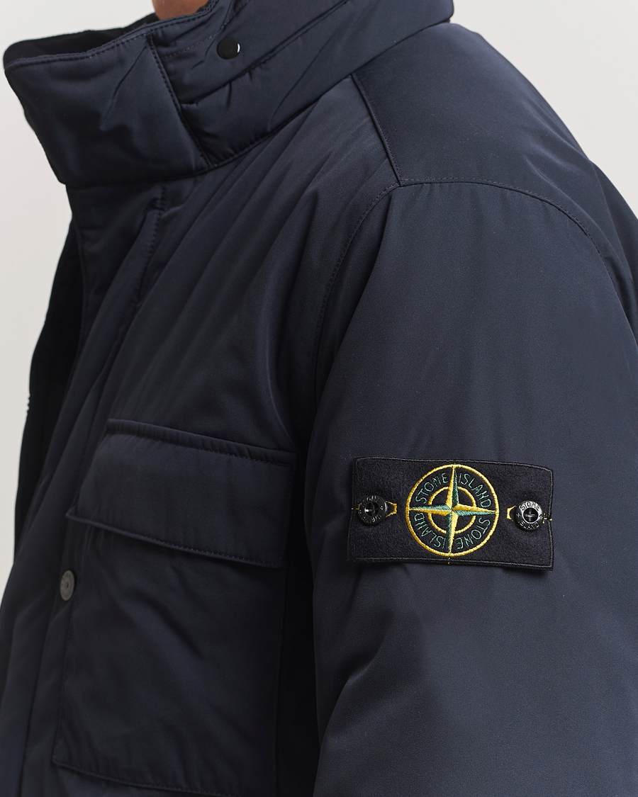 Mies | Takit | Stone Island | Micro Twill Padded Field Jacket Navy