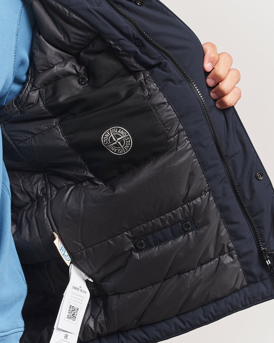 Mies | Takit | Stone Island | Micro Twill Padded Field Jacket Navy
