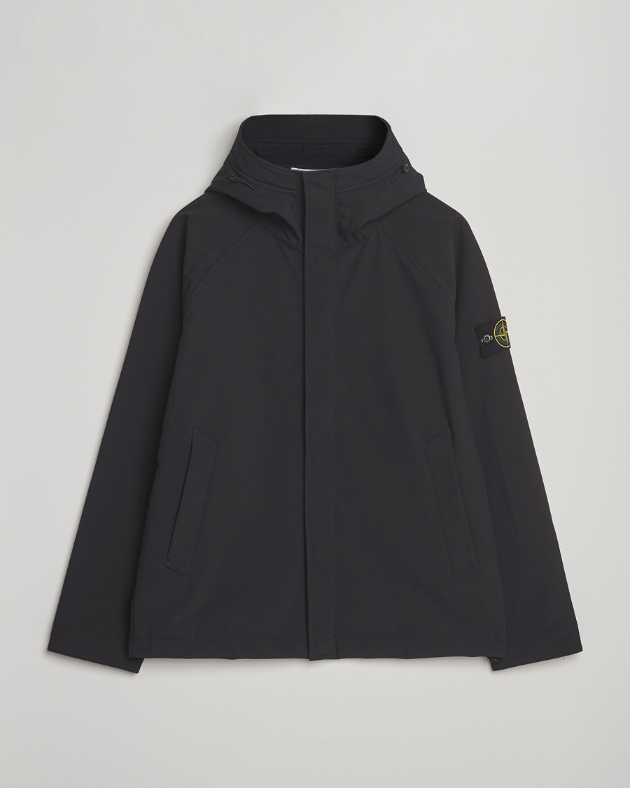Mies | Takit | Stone Island | Soft Shell Lined Short Parka Black