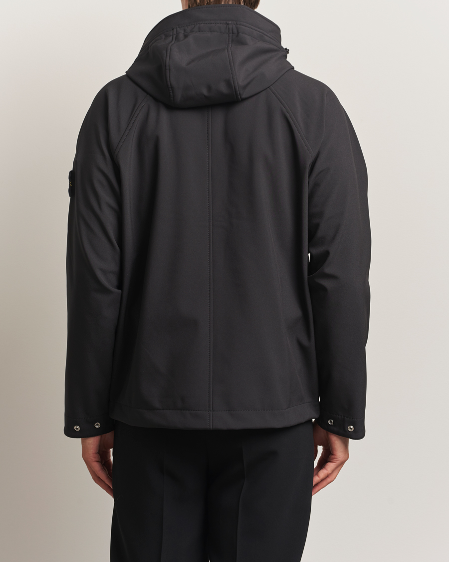 Mies | Takit | Stone Island | Soft Shell Lined Short Parka Black