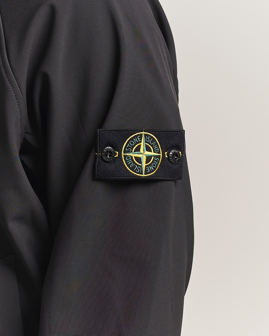 Mies | Takit | Stone Island | Soft Shell Lined Short Parka Black
