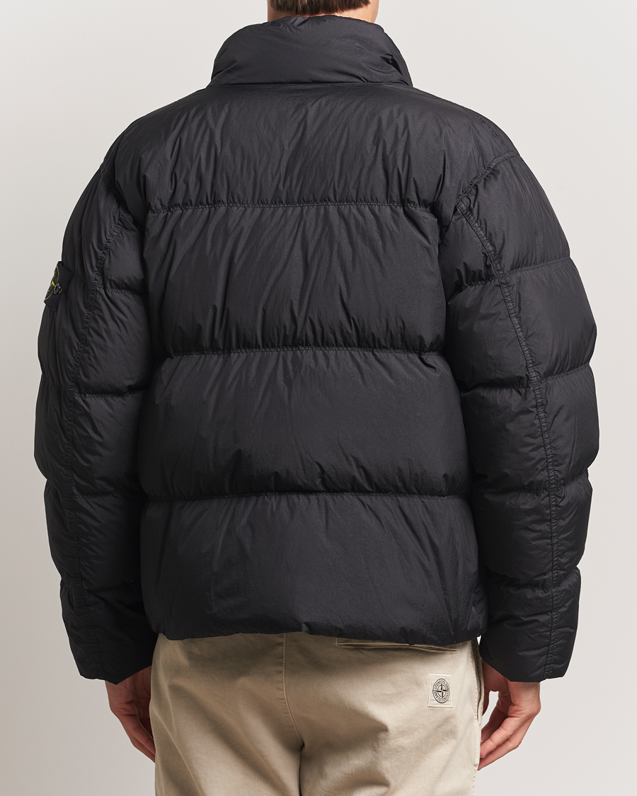 Mies | Takit | Stone Island | Crinkle Reps Down Jacket Black