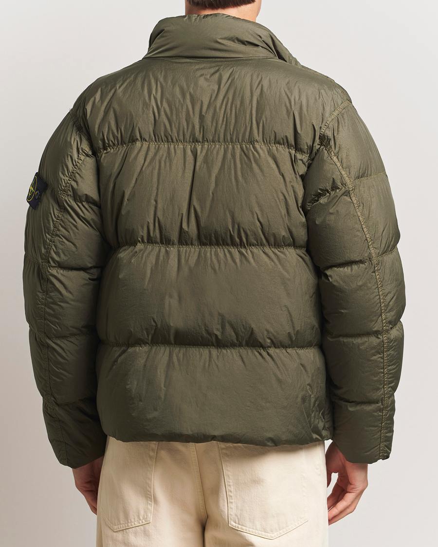 Mies | Takit | Stone Island | Crinkle Reps Down Jacket Military Green
