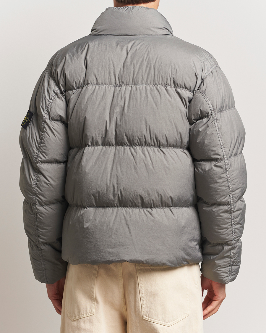 Mies | Takit | Stone Island | Crinkle Reps Down Jacket Cement