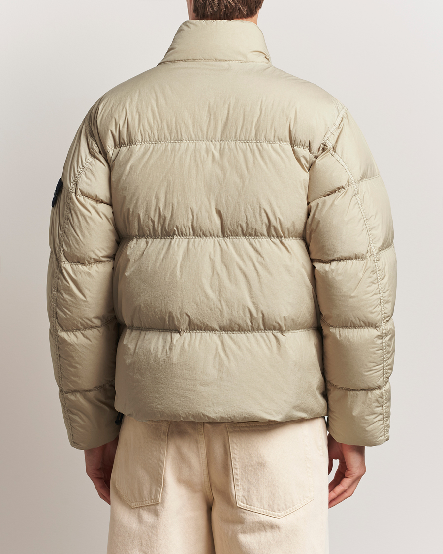 Mies | Takit | Stone Island | Crinkle Reps Down Jacket Beige