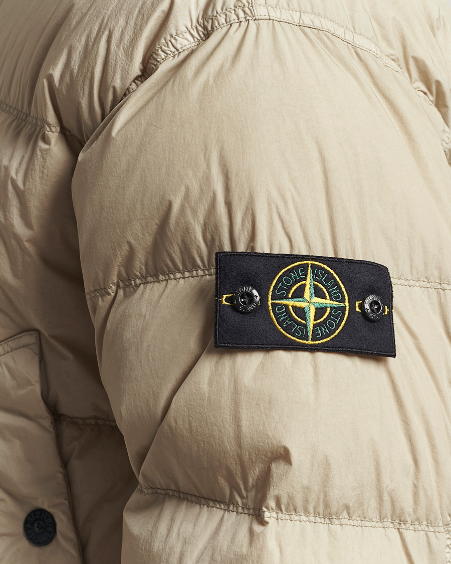 Mies | Takit | Stone Island | Crinkle Reps Down Jacket Beige