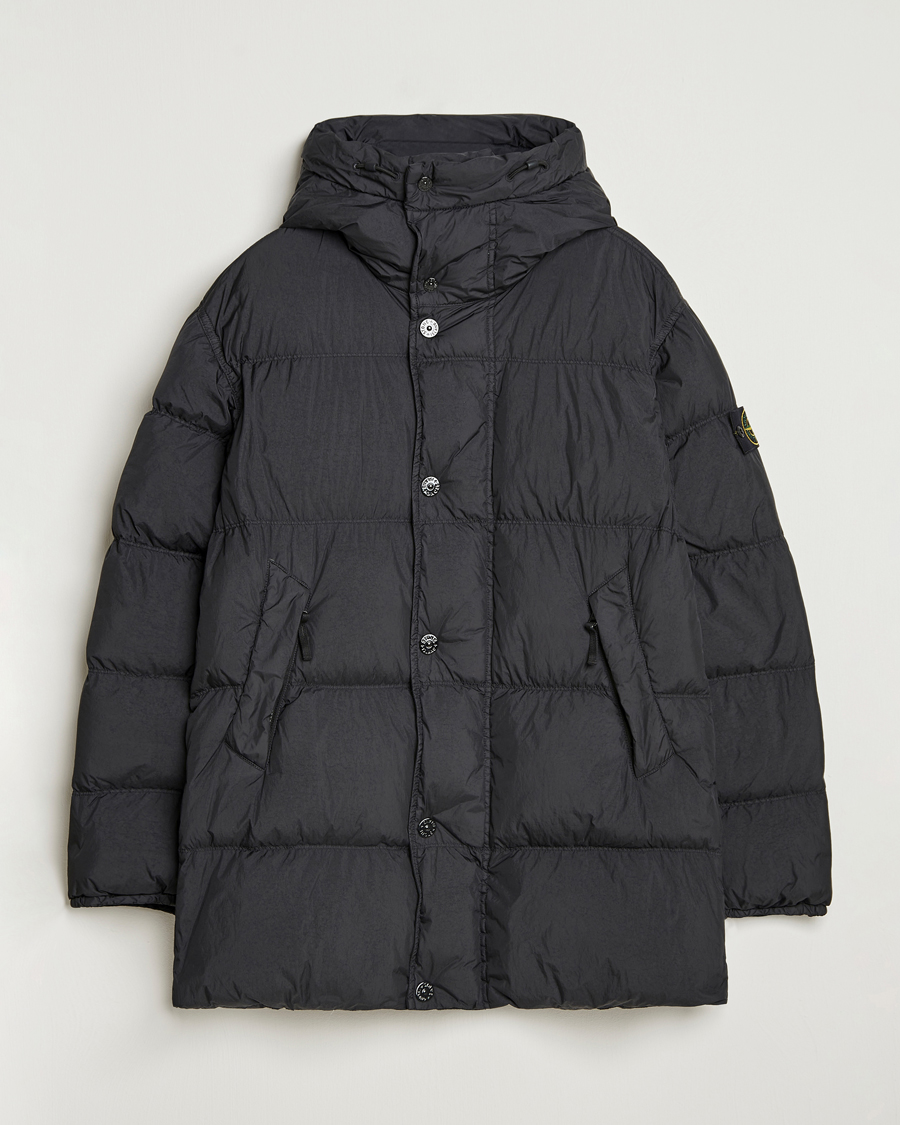 Mies | Takit | Stone Island | Crinkle Reps Down Parka Black