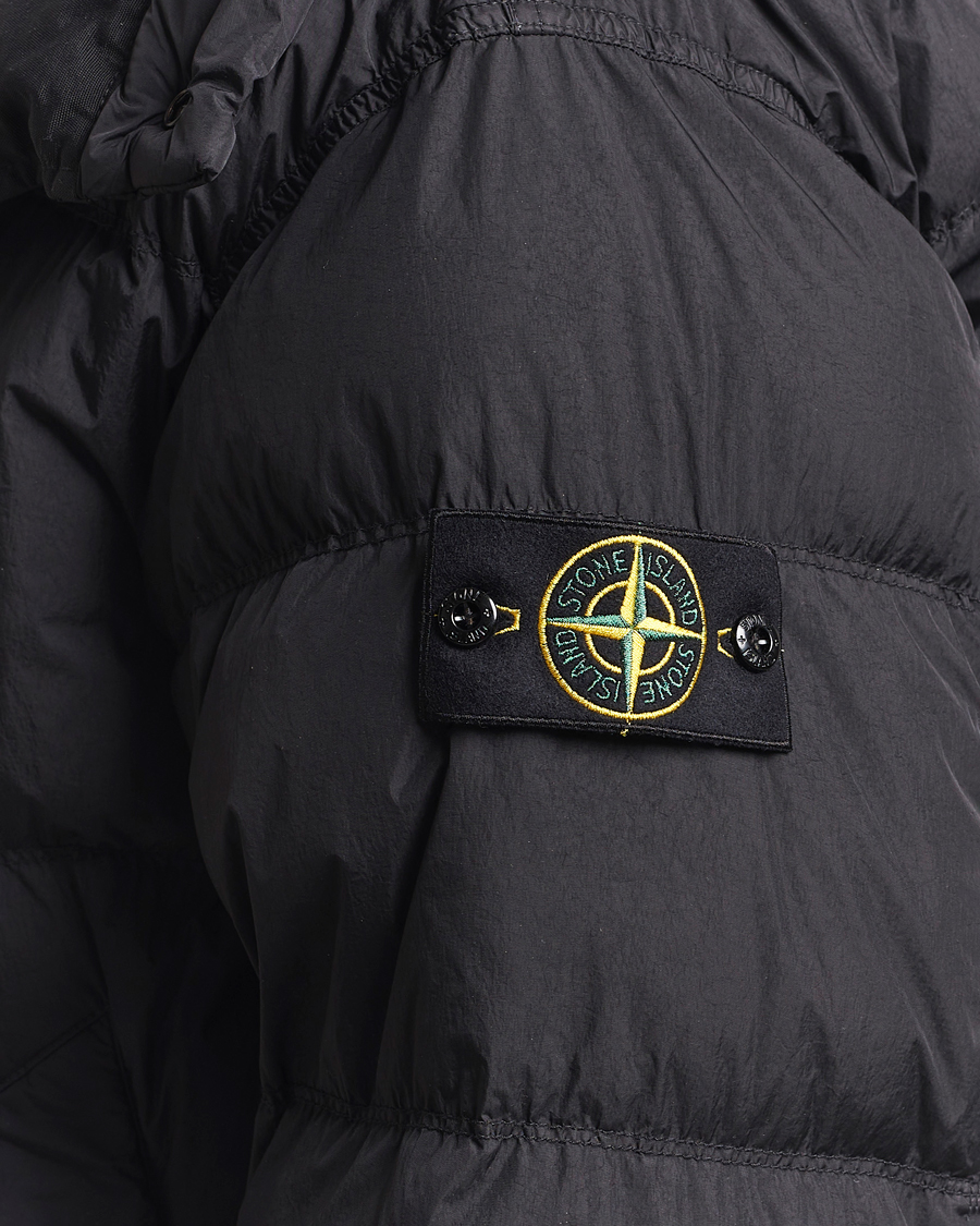 Mies | Takit | Stone Island | Crinkle Reps Down Parka Black