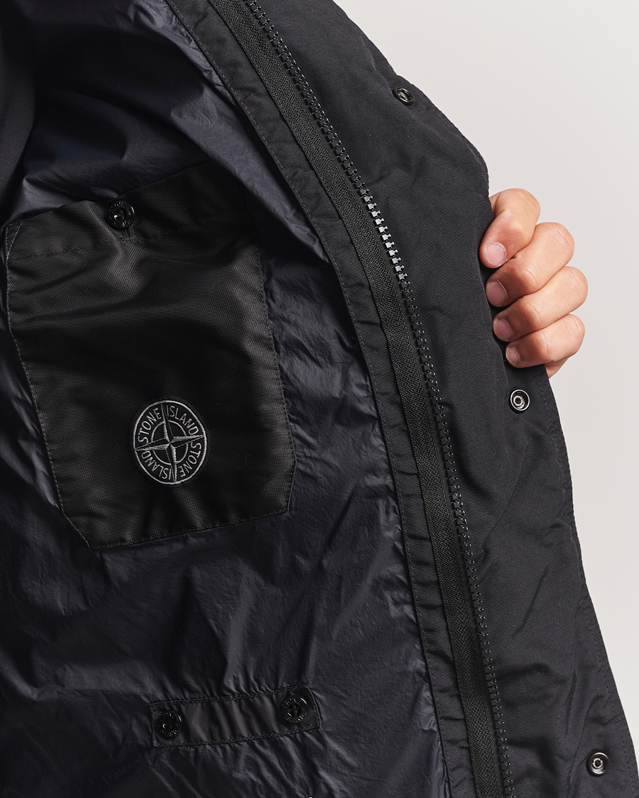 Mies | Takit | Stone Island | Crinkle Reps Down Parka Black
