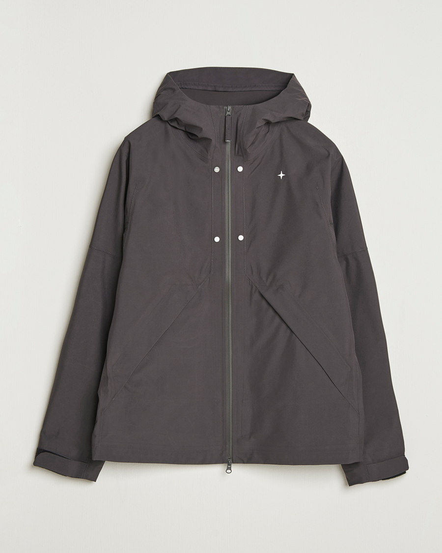 Mies | Takit | Stone Island | Stellina 3L Gore-Tex Hooded Jacket Lead Grey