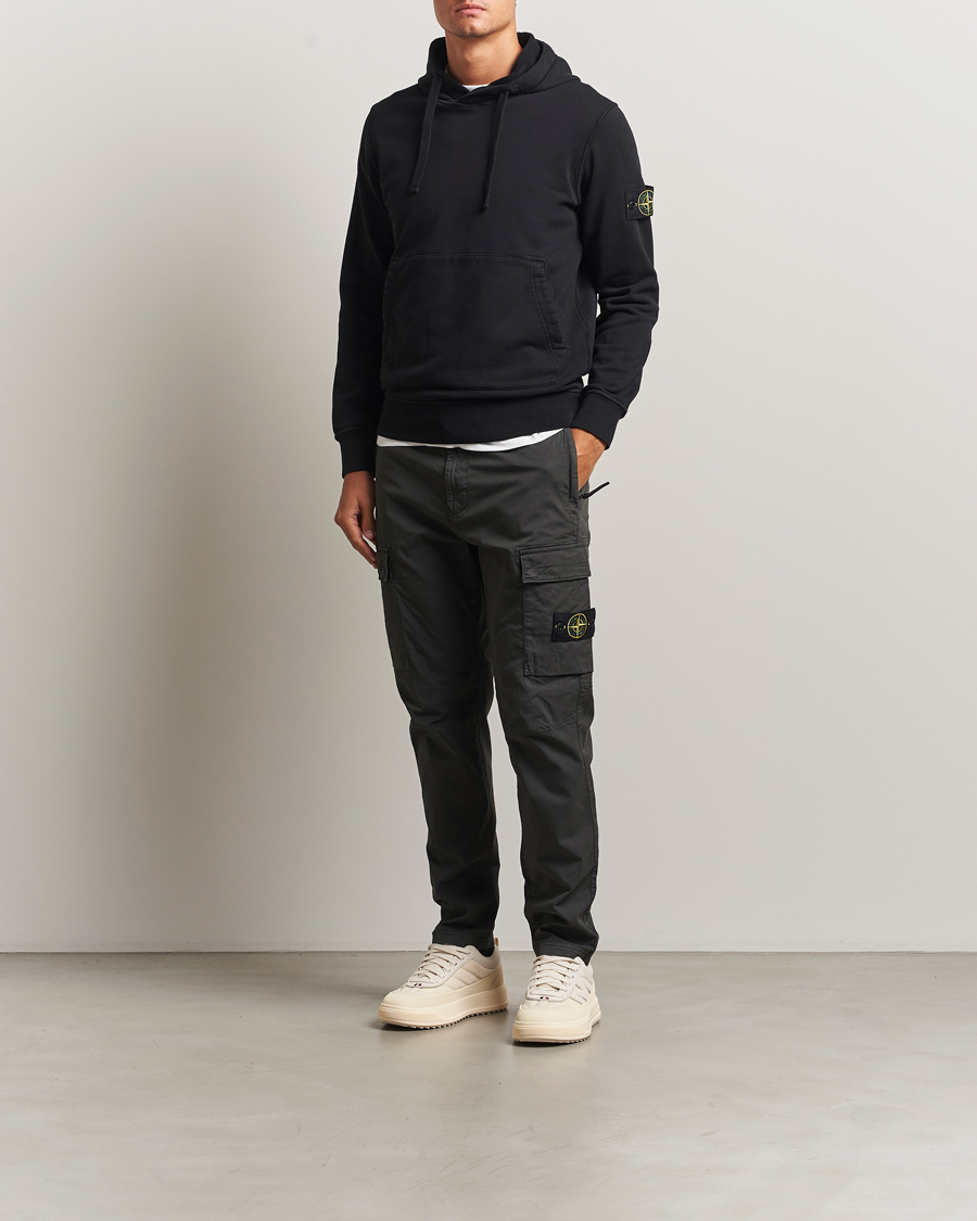 Mies | Housut | Stone Island | Supima Cotton Stretch Cargo Trousers Lead Grey