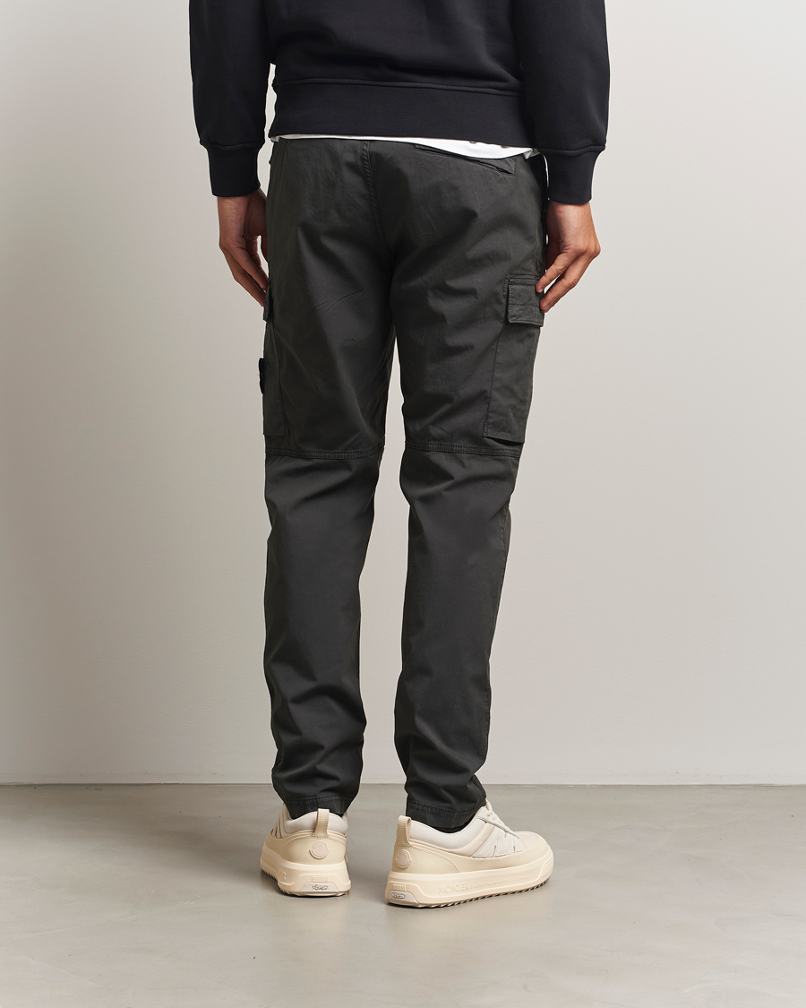 Mies | Housut | Stone Island | Supima Cotton Stretch Cargo Trousers Lead Grey