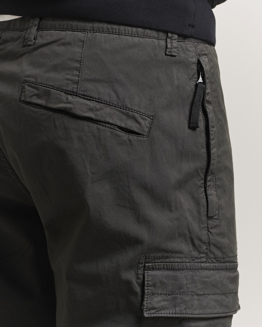 Mies | Housut | Stone Island | Supima Cotton Stretch Cargo Trousers Lead Grey