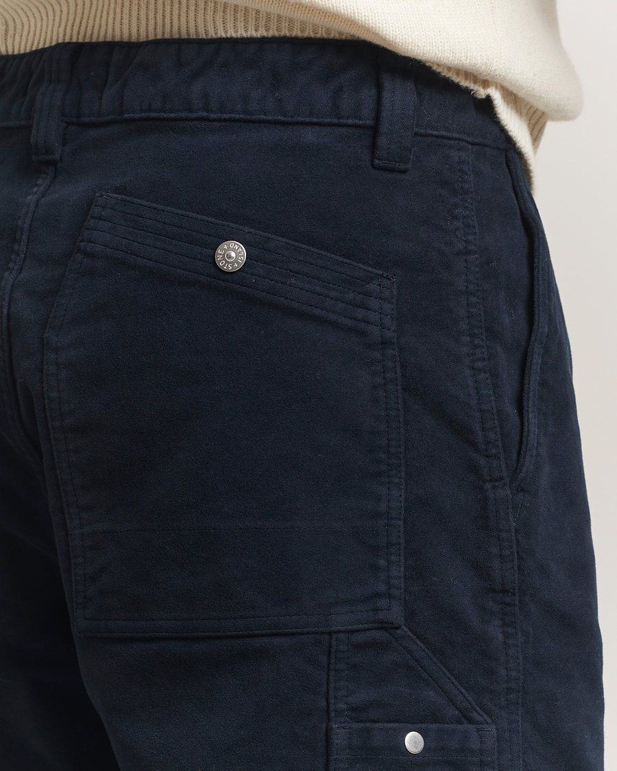 Mies | Housut | Stone Island | Cotton Moleskin Trousers Navy