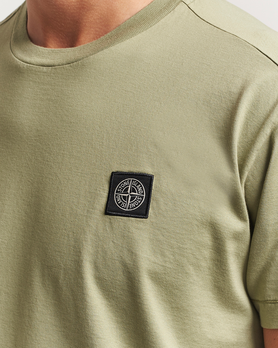 Mies | T-paidat | Stone Island | Garment Dyed Cotton Jersey T-Shirt Sage