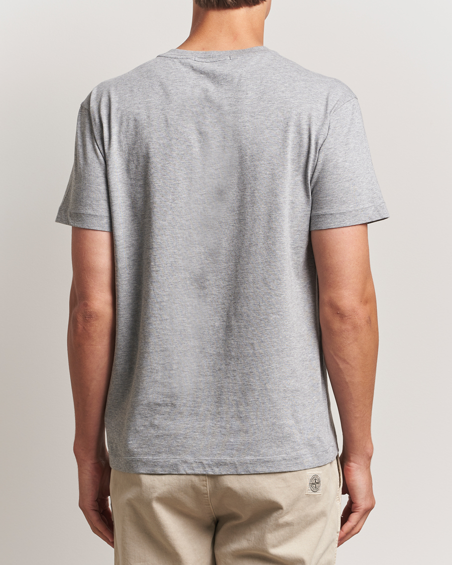 Mies | T-paidat | Stone Island | Garment Dyed Cotton Jersey T-Shirt Grey Melange