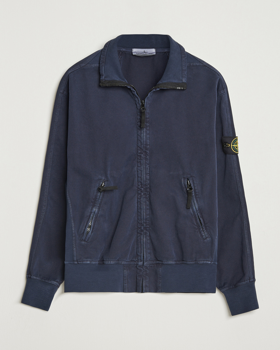 Mies | Takit | Stone Island | Organic Panama Cotton Track Jacket Ink