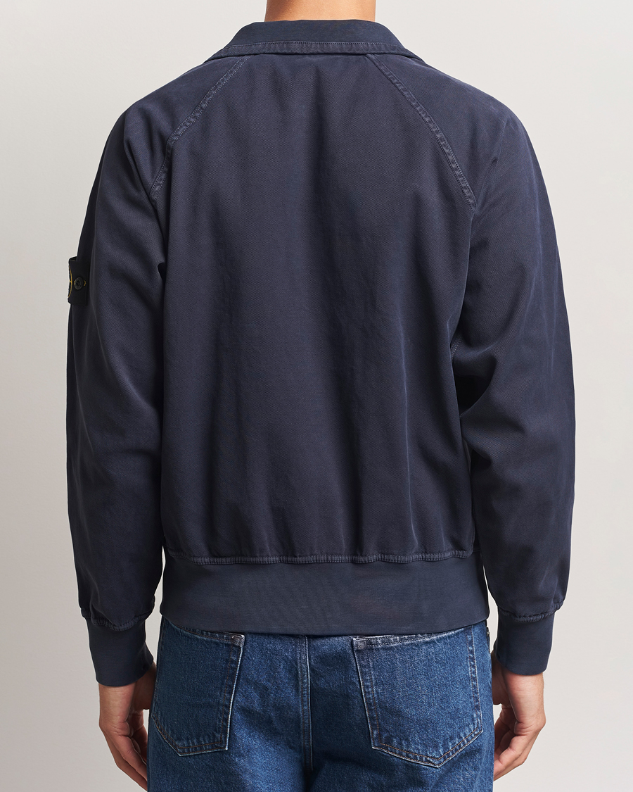 Mies | Takit | Stone Island | Organic Panama Cotton Track Jacket Ink