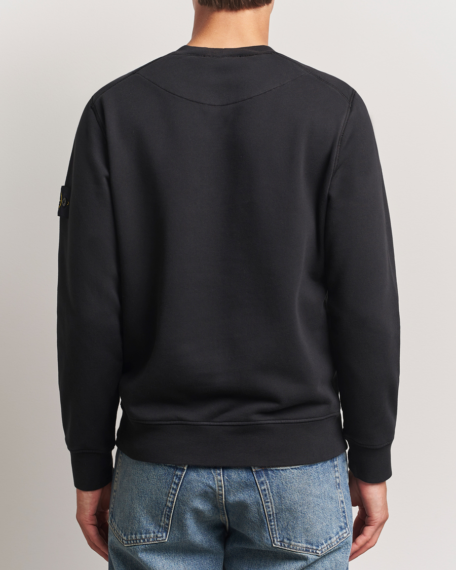 Mies | Puserot | Stone Island | Garment Dyed Fleece Sweatshirt Black