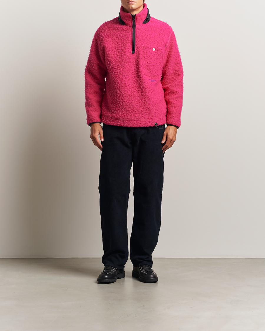 Mies | Puserot | Stone Island | Marina Ratteen Wool Half-Zip Fuxia
