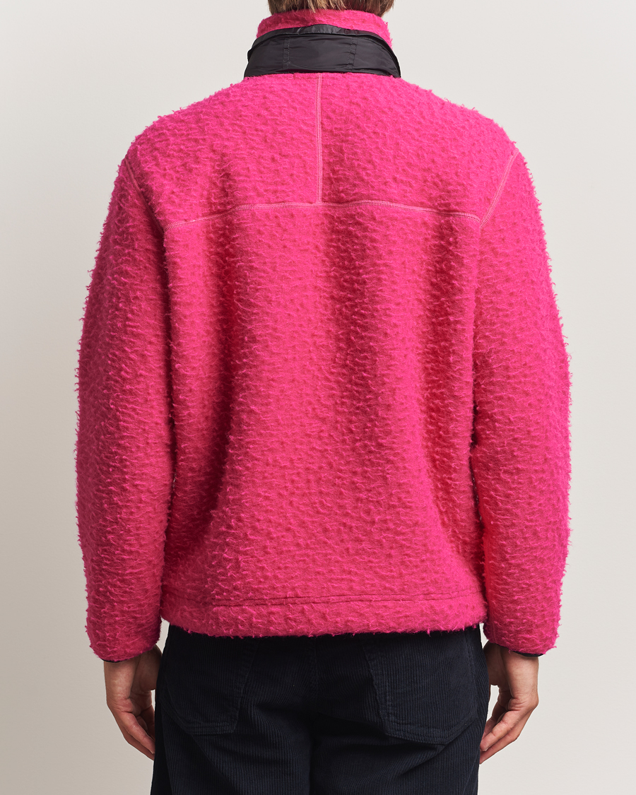 Mies | Puserot | Stone Island | Marina Ratteen Wool Half-Zip Fuxia