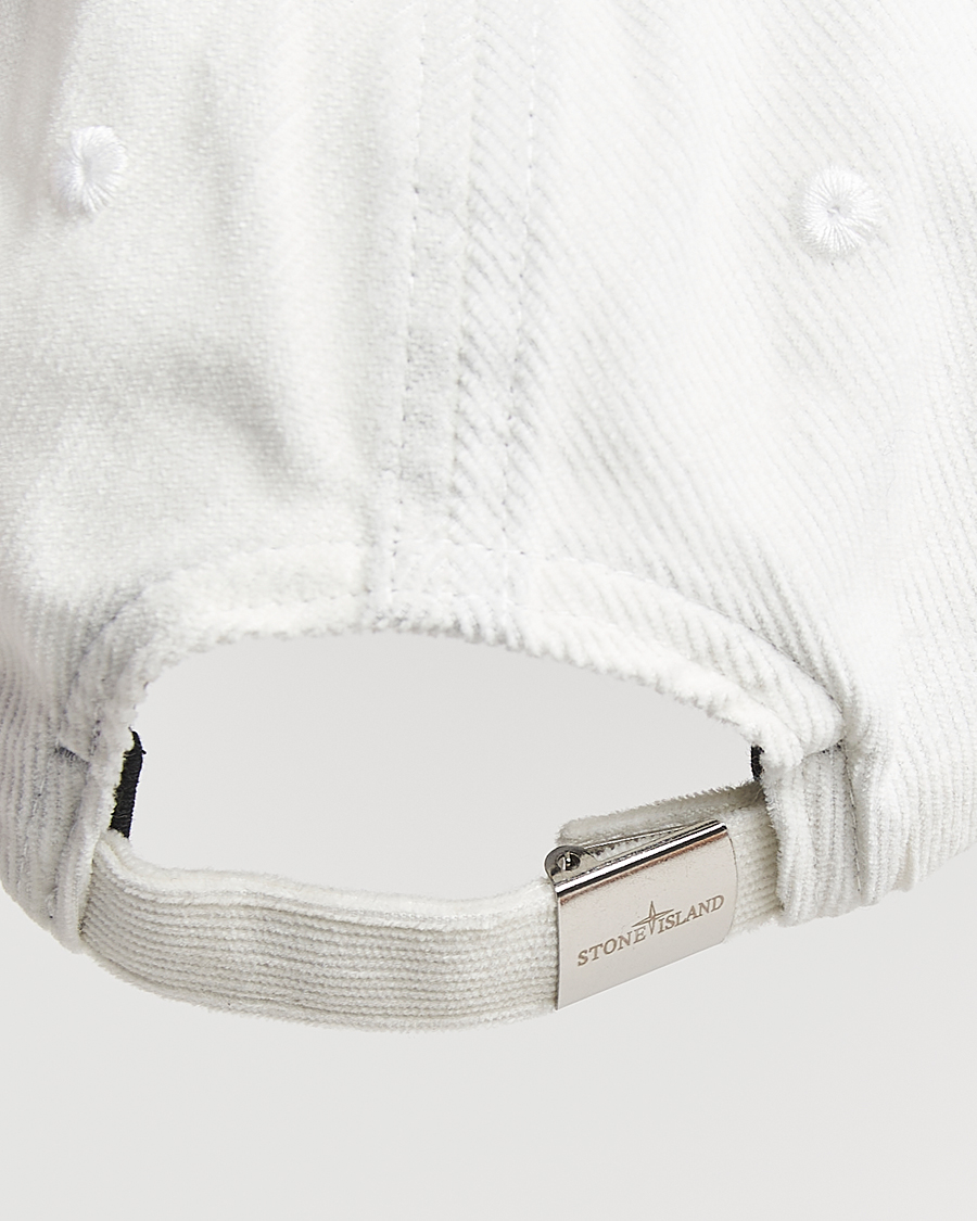 Mies | Päähineet | Stone Island | Micro Cord Cotton Cap Ivory